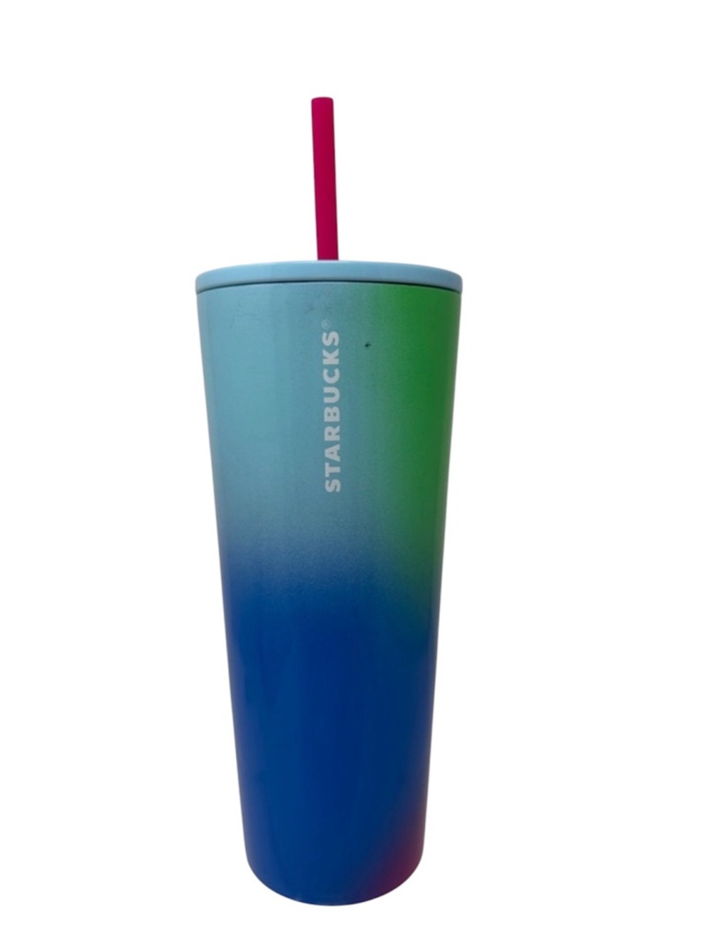 Starbucks Summer 2023 Ombré Prism Gradient Stainless Steel Venti 24oz Tumbler